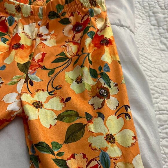 Floral Girls Bell Bottom Flare Pants - Picture 4 of 6